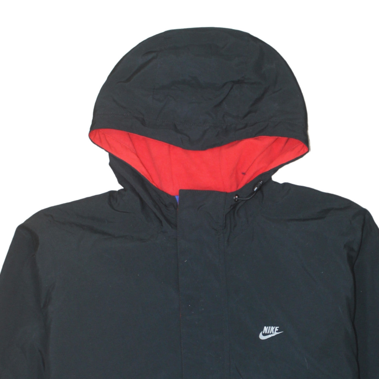 Nike Men's Black XL Hooded Parka Jacket Sportswear Winter Coat