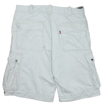 Levi's Men's Beige Cargo Shorts Size L W36 100% Cotton