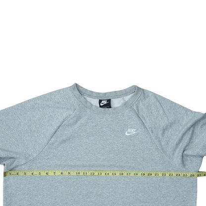Nike Men's Grey XL Crew Neck Pullover Sweatshirt Regular Fit