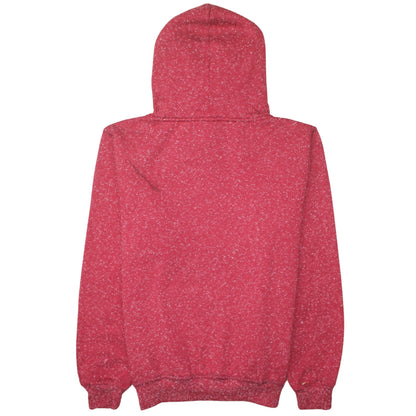 Hollister Womens Red Pullover Hoodie Medium Graphic Logo Casual