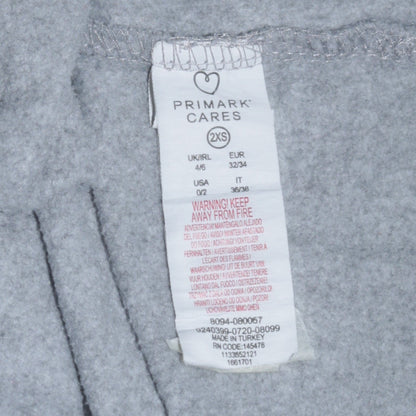 Primark Cares Women Grey Mickey Mouse Pullover Sweatshirt 2XS