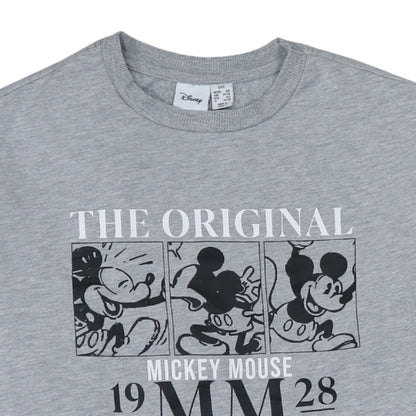 Primark Cares Women Grey Mickey Mouse Pullover Sweatshirt 2XS