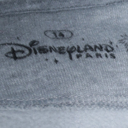Disneyland Paris Boys Grey Mickey Hoodie 14 Years Pullover Cotton Blend