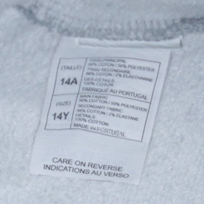Disneyland Paris Boys Grey Mickey Hoodie 14 Years Pullover Cotton Blend
