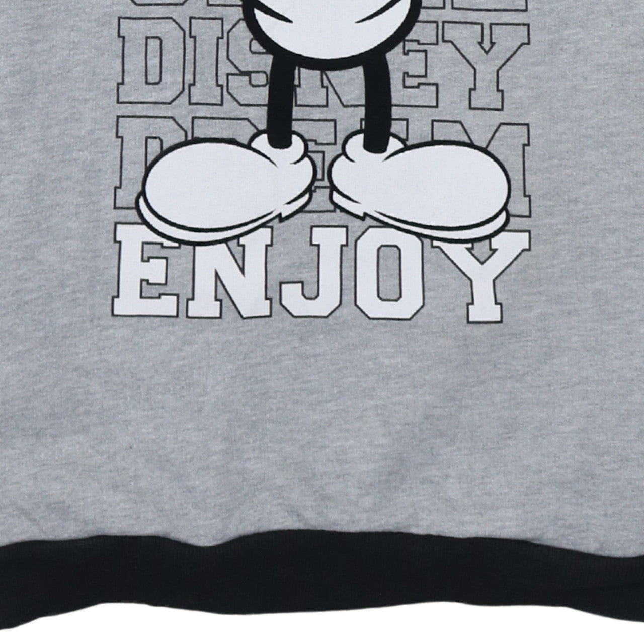 Disneyland Paris Boys Grey Mickey Hoodie 14 Years Pullover Cotton Blend