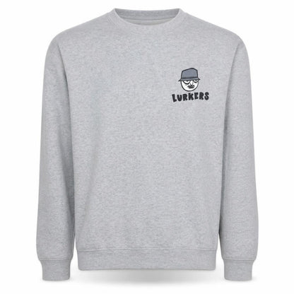 Russell Mens Grey L Lurkers Graphic Pullover Sweatshirt
