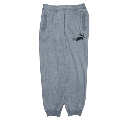 Puma Men's Grey Jogger Sweatpants M Regular Fit Cotton Blend