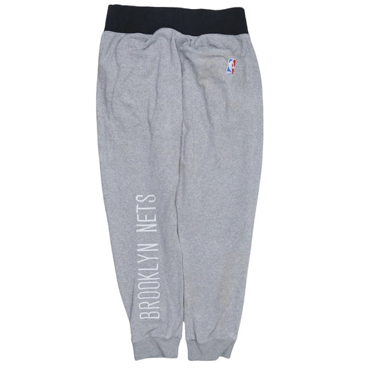 Adidas Women's Grey Jogger Sweatpants M Brooklyn Nets Activewear
