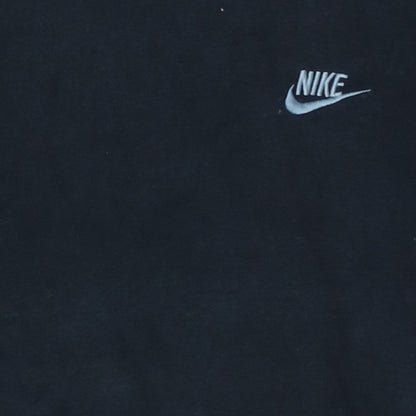 Nike Women Black Large Pullover Hoodie with Logo Pocket