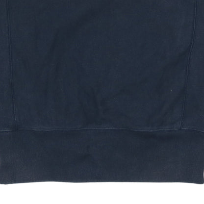 Champion Men's Blue Small Reverse Weave Crew Neck Sweatshirt