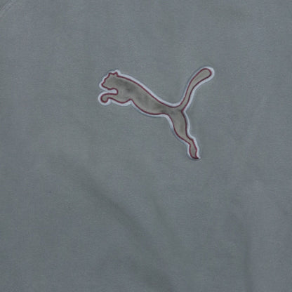Puma Men's Grey Crew Neck Logo Sweatshirt Size L