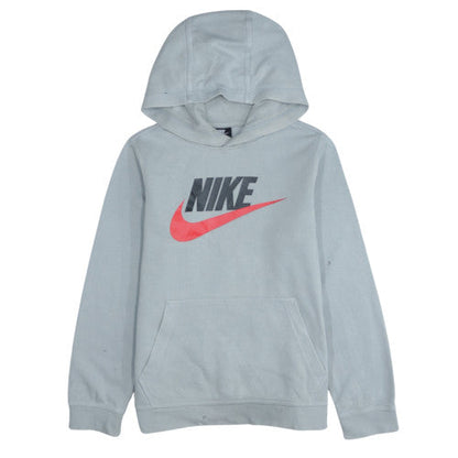 Nike Boys Grey Hoodie L 147-158cm Pullover Standard Fit Sweatshirt
