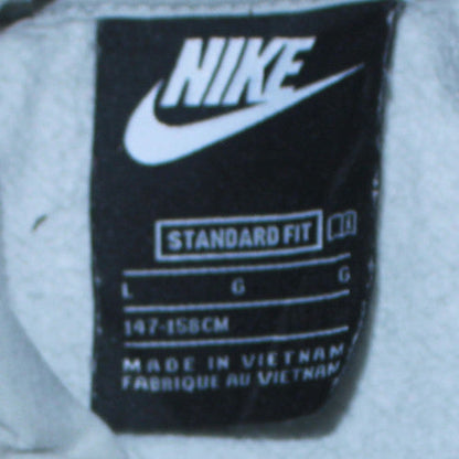 Nike Boys Grey Hoodie L 147-158cm Pullover Standard Fit Sweatshirt
