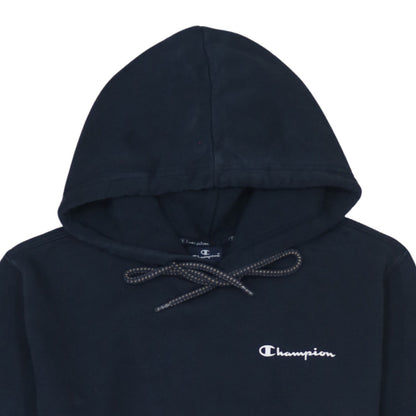 Champion Men’s Blue Pullover Hoodie Small Logo Fleece Sweatshirt
