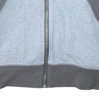 Lee Cooper Men’s Grey Full Zip Hoodie L Vintage Style Sweatshirt