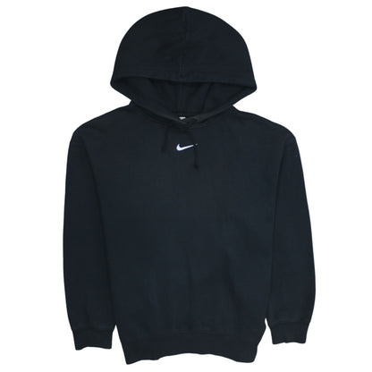 Nike Men’s Black Pullover Hoodie Medium Fleece Logo Sportswear