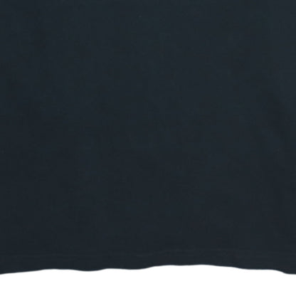 Kappa Men's Black XL Rugby Sports Embroidered Cotton T-Shirt