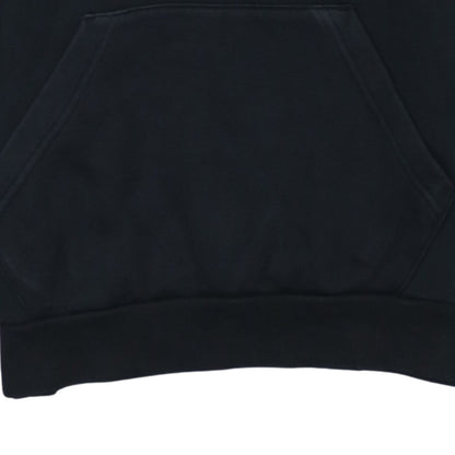 Adidas Boys Black Pullover Hoodie Size 13-14 Years Cotton Blend
