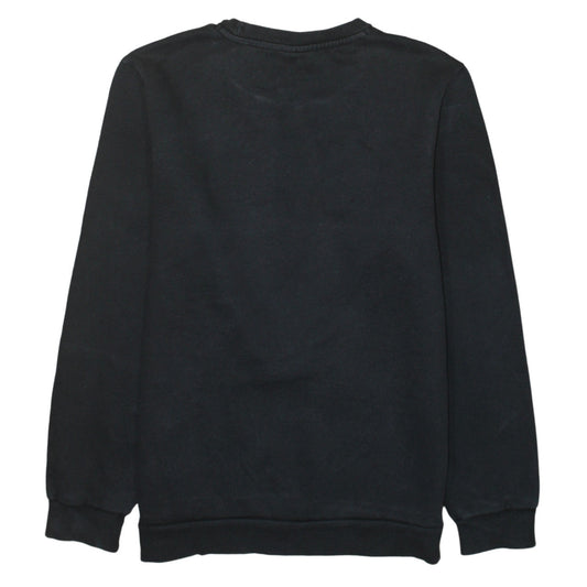 Puma Men's Black M Crew Neck Logo Pullover Sweatshirt