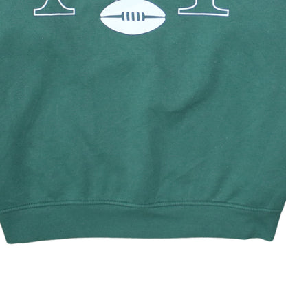 Primark NFL NY Jets Green Sweatshirt Women M 12-14 Crew Neck Pullover