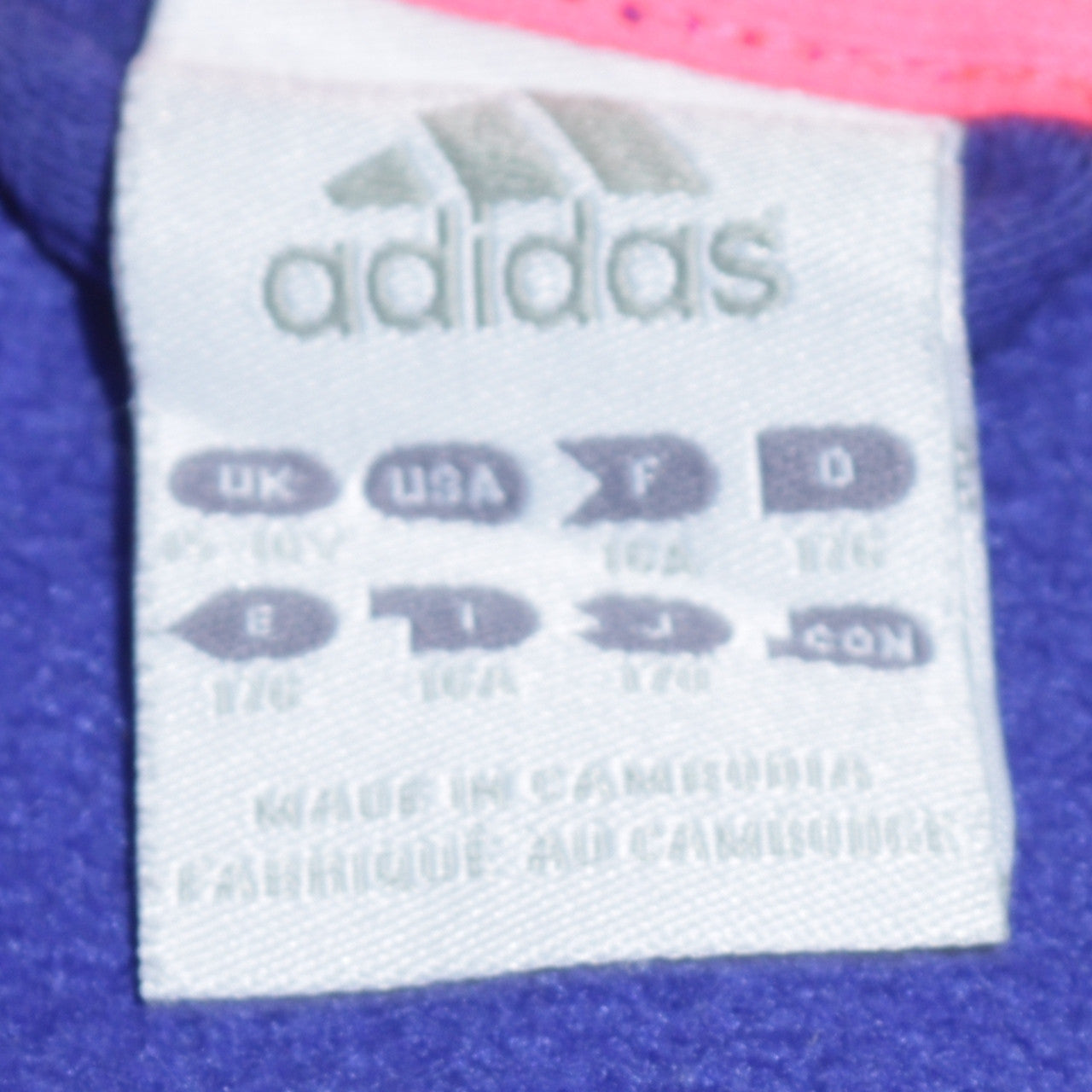 Adidas Boys Multicoloured Full Zip Hoodie 13-14 Years Colourblock Hooded Top