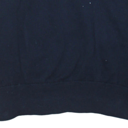 Tommy Hilfiger Men's Blue Cotton Crew Neck Jumper Size M