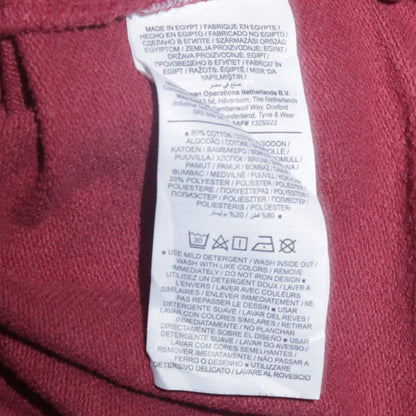 Nike Women Oversized Pink 1/4 Zip Sweatshirt Small Logo Pullover