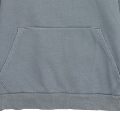 Puma Women's Grey Pullover Hoodie Size M Logo Cotton Sweatshirt