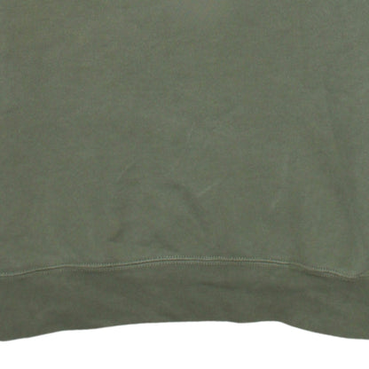 Nike Womens Khaki Green Crew Neck Logo Sweatshirt Size S