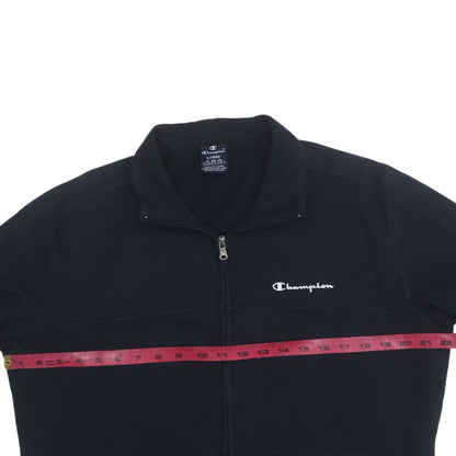 Champion Men's Blue Full Zip Sweatshirt Jacket Size L
