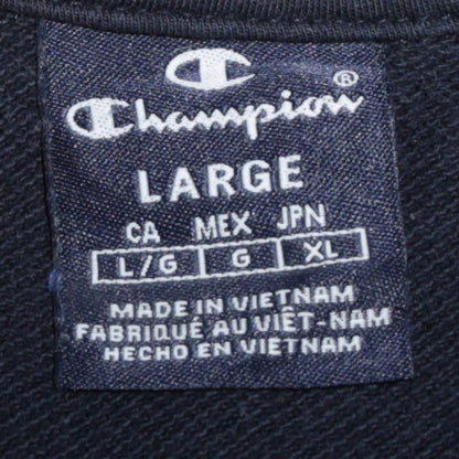 Champion Men's Blue Full Zip Sweatshirt Jacket Size L