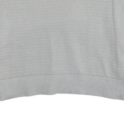 Tommy Hilfiger Men's Beige Organic Cotton V-Neck Jumper Size L