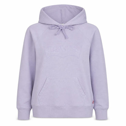 Levi's Women Lilac Pullover Hoodie Cotton Blend Size M