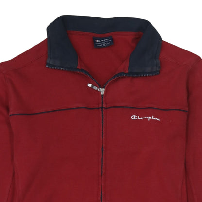 Champion Men's Red Full Zip Sweatshirt Size M Athletic Classic