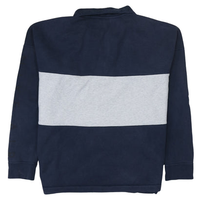 Nike Men's Blue Air 1/2 Zip Sweatshirt 2XL Regular Fit