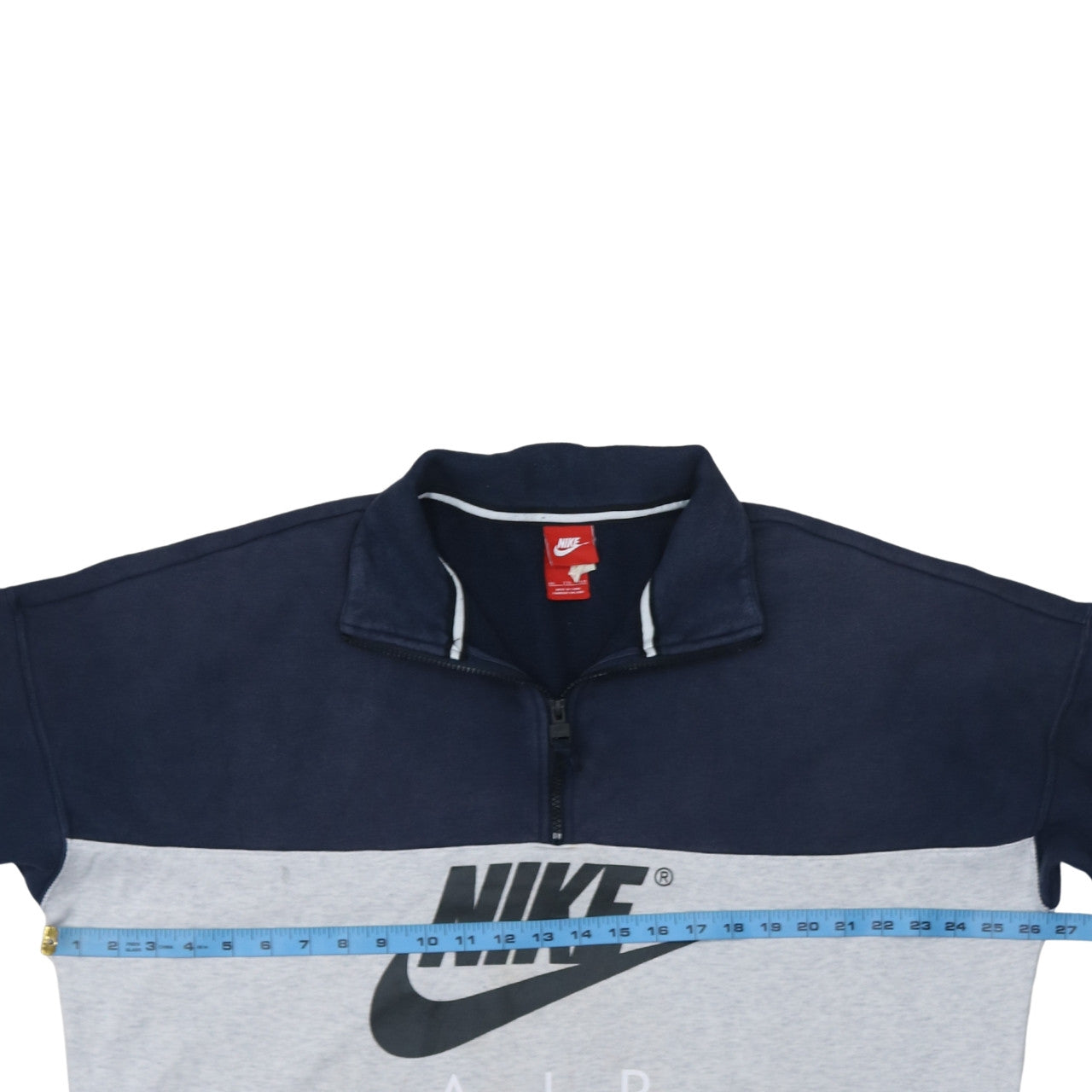 Nike Men's Blue Air 1/2 Zip Sweatshirt 2XL Regular Fit