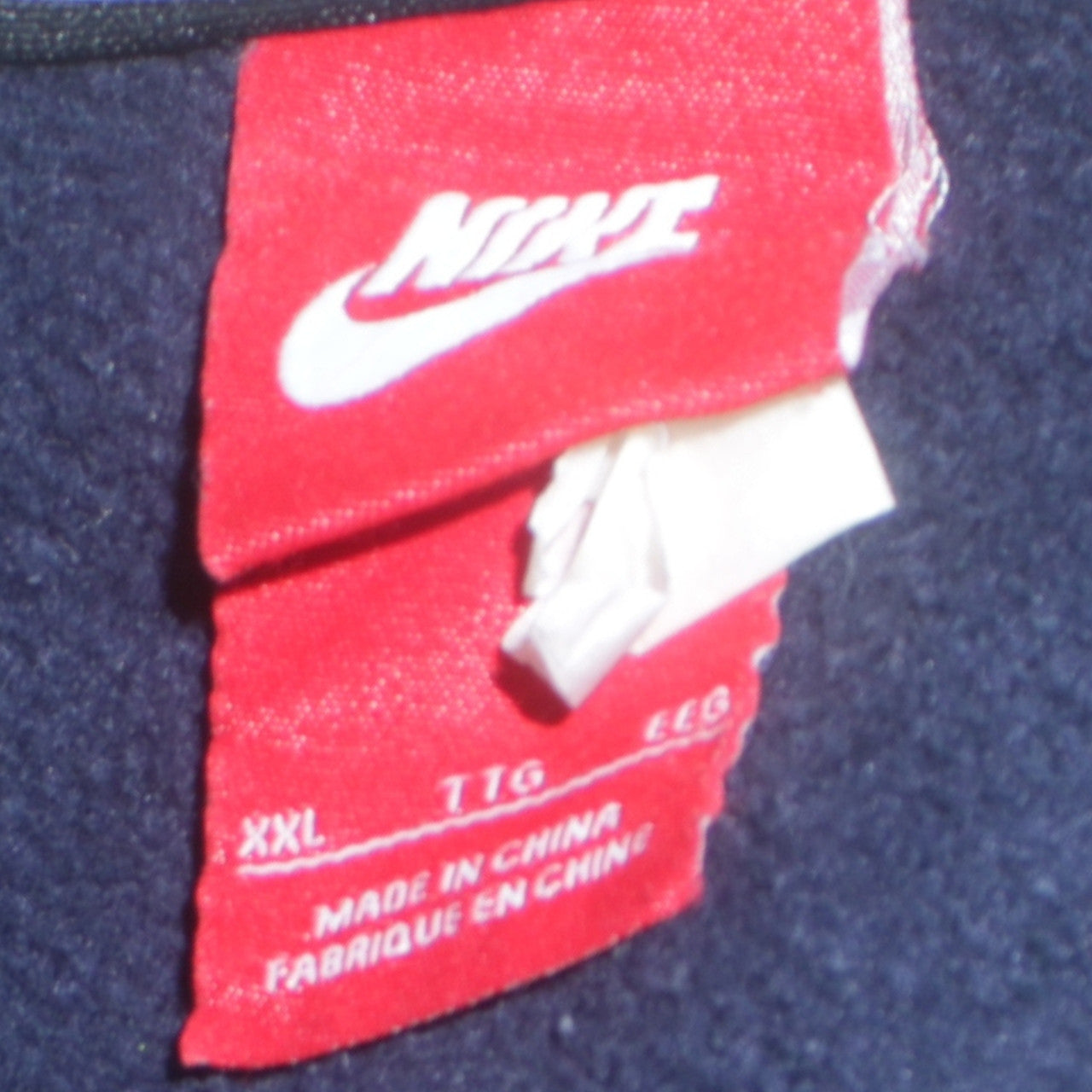 Nike Men's Blue Air 1/2 Zip Sweatshirt 2XL Regular Fit