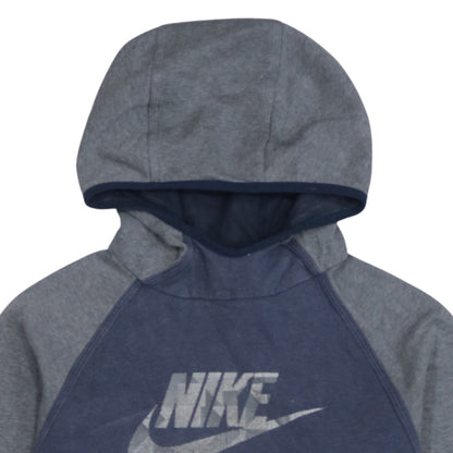 Nike Air Blue Hoodie Teens M Pullover Sports Graphic Sweatshirt