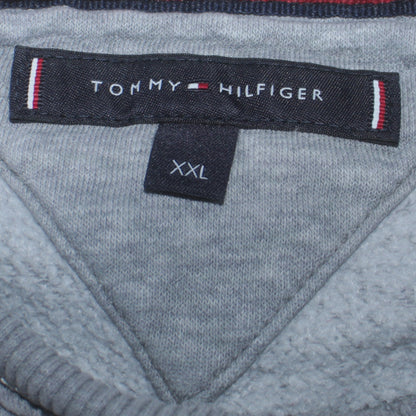 Tommy Hilfiger Men's Grey 2XL Crew Neck Logo Sweatshirt