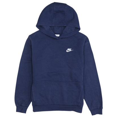 Nike Boys Blue Pullover Hoodie XL (158-170cm) Hooded Sweatshirt