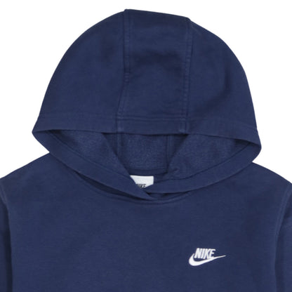Nike Boys Blue Pullover Hoodie XL (158-170cm) Hooded Sweatshirt