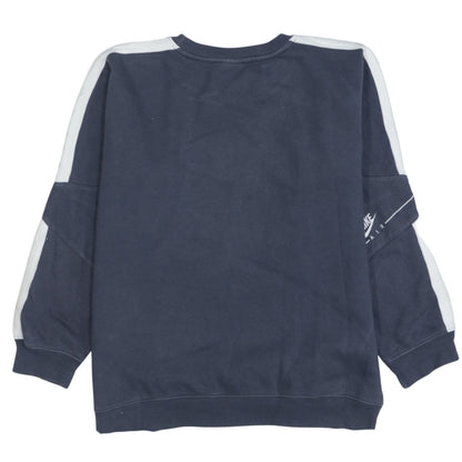 Nike Boys Blue Air Logo Crew Neck Sweatshirt Size XL (Age 13-15)