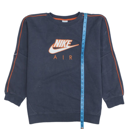Nike Boys Blue Air Logo Crew Neck Sweatshirt Size XL (Age 13-15)