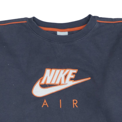 Nike Boys Blue Air Logo Crew Neck Sweatshirt Size XL (Age 13-15)