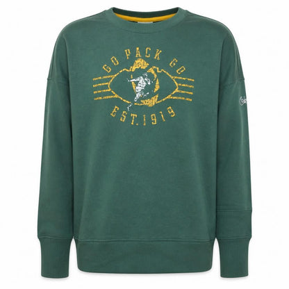 Nike NFL Men's Green Crew Neck Dri-Fit Sweatshirt M Regular Fit