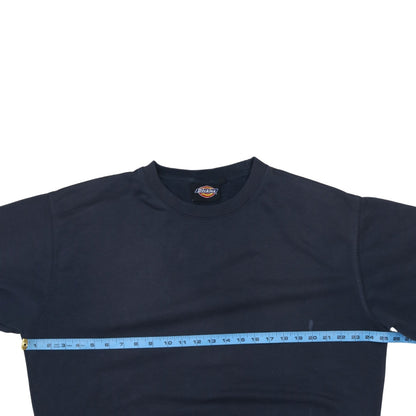 Dickies Men's Blue Crew Neck Pullover Sweatshirt L Regular Fit
