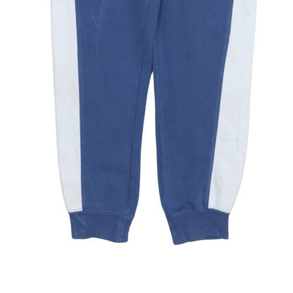 Nike Boys Blue Colourblock Jogger Trousers S Elastic Waist Zip Pockets