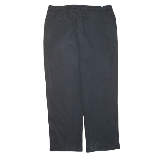 Puma Men's Black Large Jogger Sweatpants Elastic Waist