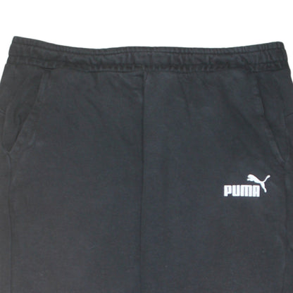 Puma Men's Black Large Jogger Sweatpants Elastic Waist
