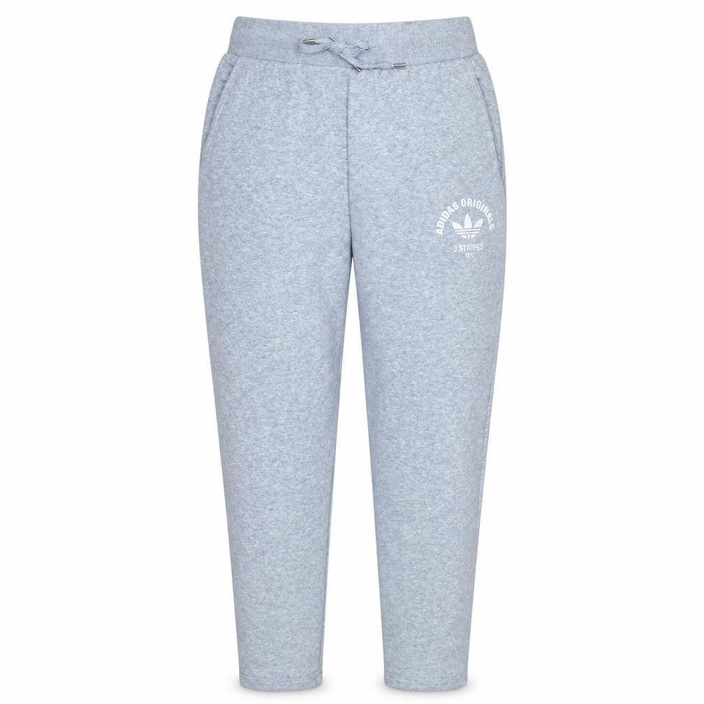 Front view of Adidas Originals Grey Women's Jogger Sweatpants, size M